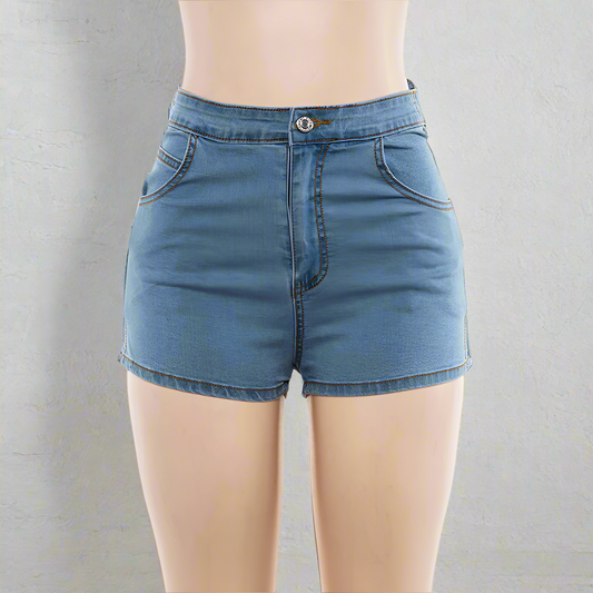 Casual Strap Super Shorts Jeans
