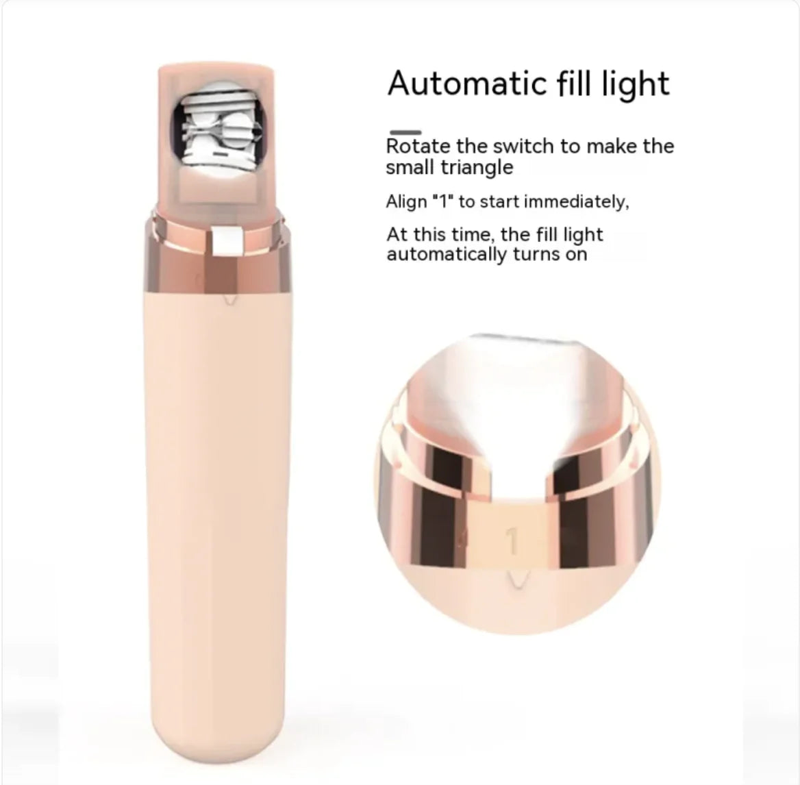 Mini Electric Facial Hair Removal Tweezers