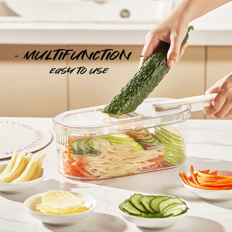 Multifunction Vegetable Cutter With Basket