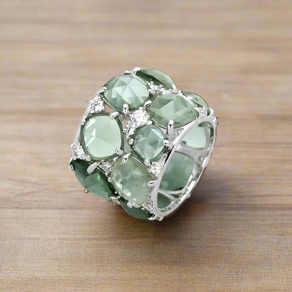 Rhodium 925 Sterling Silver Ring