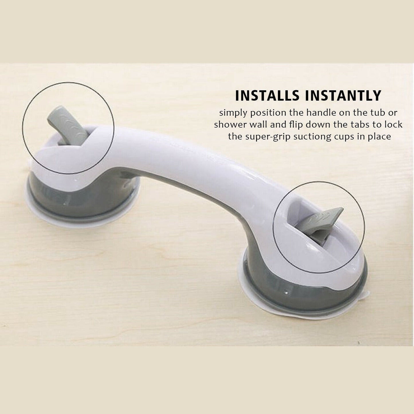 Bathroom Suction Grab Bar