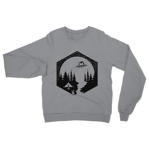 Cats Camping Printed Women's Sweatshirt