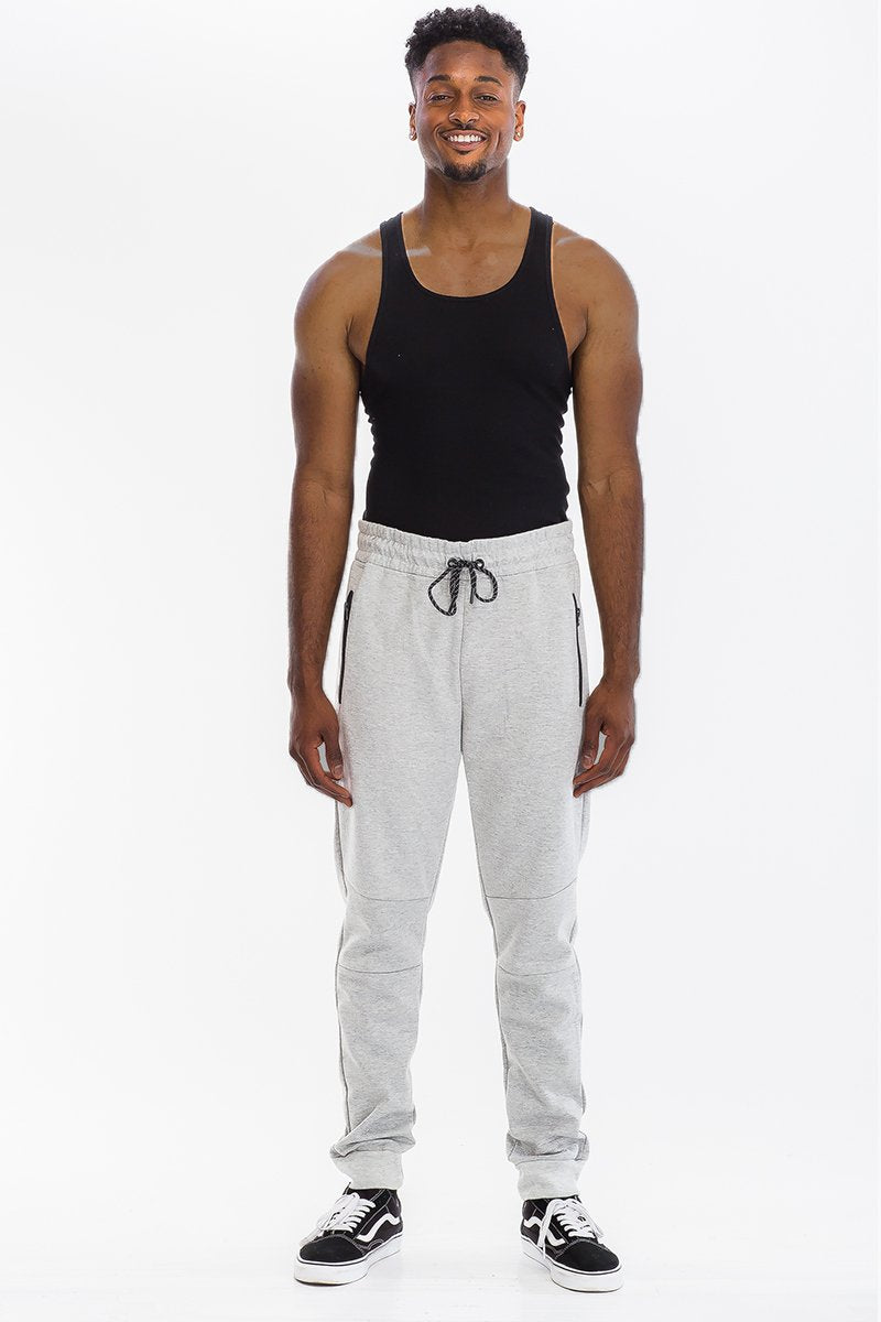Heathered Cotton Sweatpants