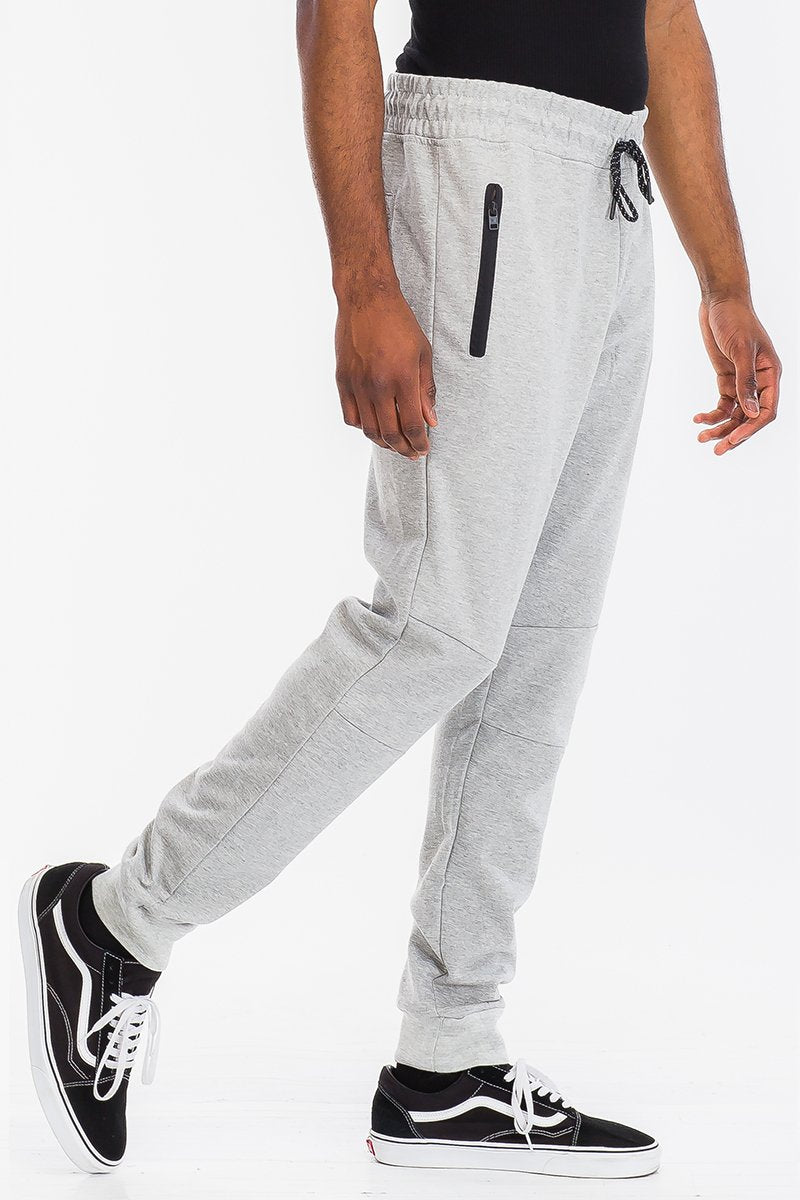 Heathered Cotton Sweatpants