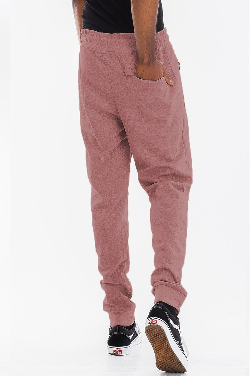 Heathered Cotton Sweatpants