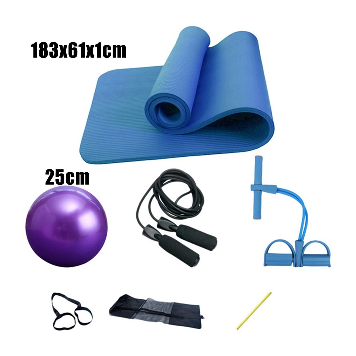 Yoga Fitness 5 pcs Exercise Set