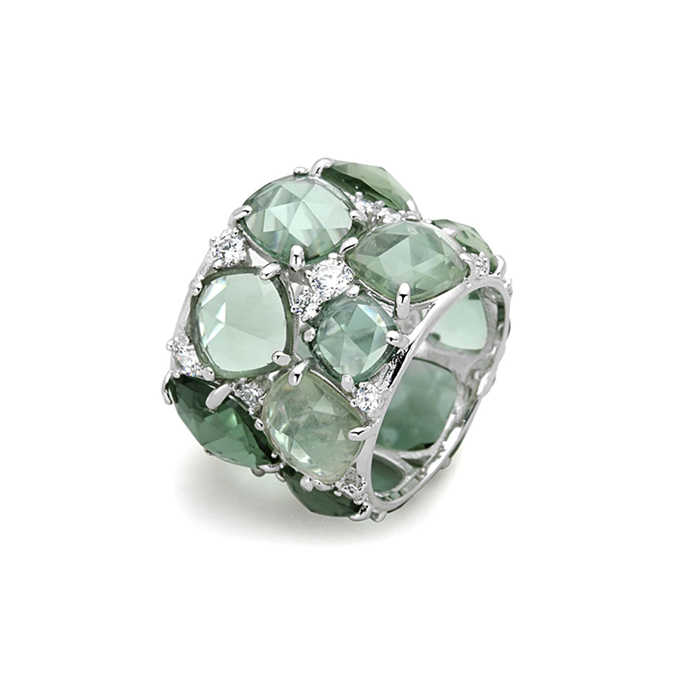 Rhodium 925 Sterling Silver Ring