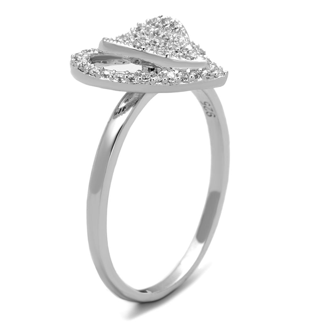 Rhodium 925 Sterling Silver Ring