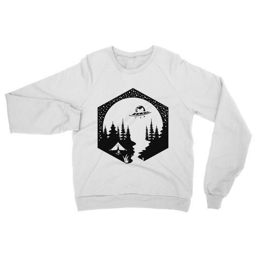 Cats Camping Printed Women's Sweatshirt